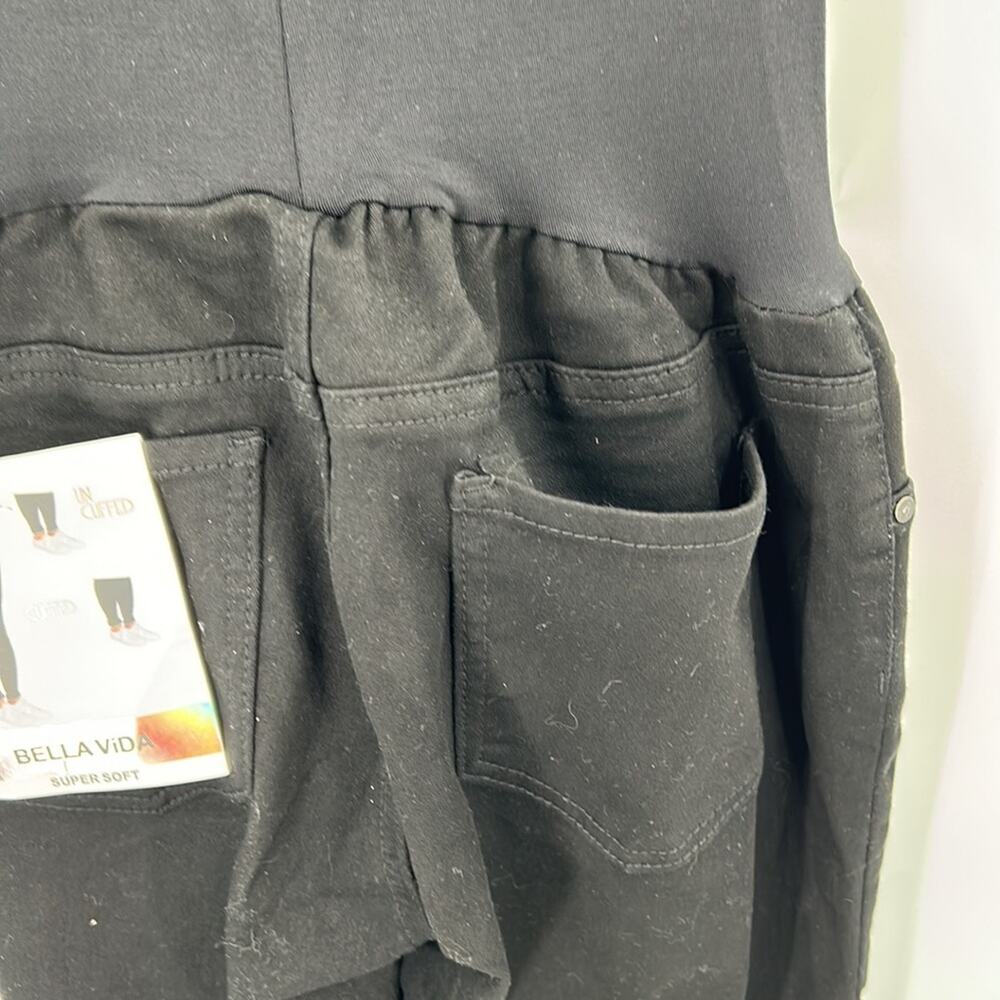 Bellavida Maternity Black NWT Cuffed or Uncuffed Panel Pants Size XL - Picture 9 of 13